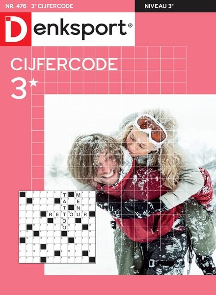 Denksport Cijfercode 3 – 23 Januari 2025 Cover