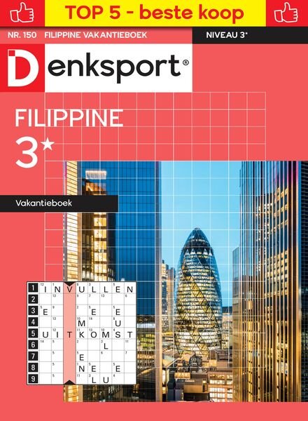 Denksport Filippine 3 Vakantieboek – 6 Februari 2025 Cover
