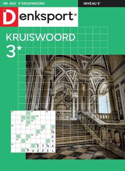 Denksport Kruiswoord 3 – 23 Januari 2025 Cover