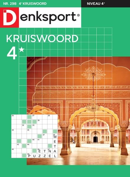 Denksport Kruiswoord 4 – 6 Februari 2025 Cover