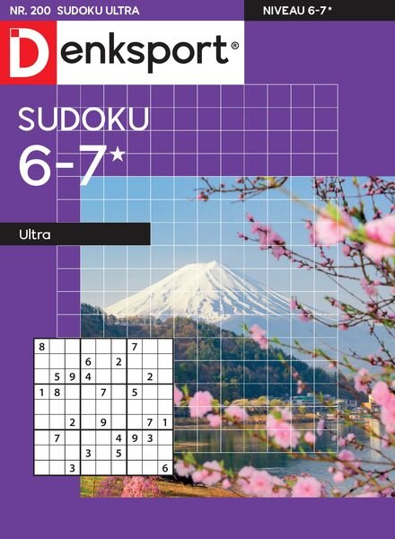 Denksport Sudoku 6-7 ultra – 23 Januari 2025 Cover