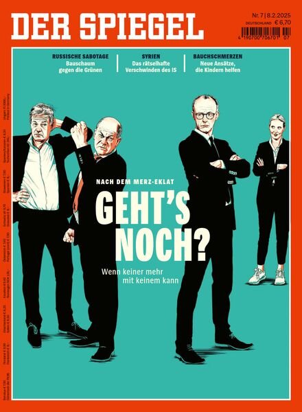 Der Spiegel – 07 Februar 2025 Cover