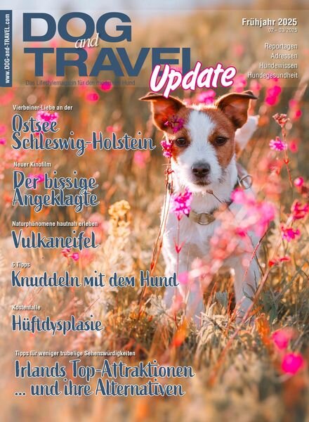 DOGandTRAVEL – Fruhjahr 2025 Cover