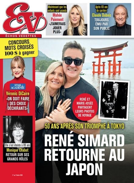 echos Vedettes – 1 Fevrier 2025 Cover