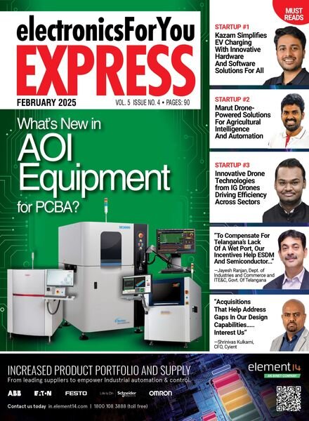 Electronics For You Express – February 2025 Cover