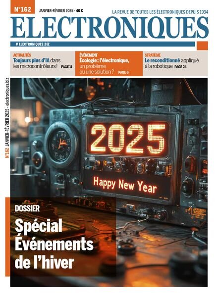 Electroniques – Janvier-Fevrier 2025 Cover