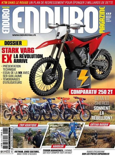Enduro Magazine – Janvier-Fevrier 2025 Cover