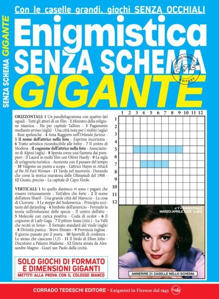 Enigmistica Senza Schema – Marzo-Aprile 2025 Cover