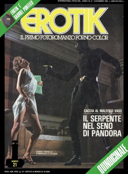 Erotik – N 21 9 Dicembre 1982 Cover