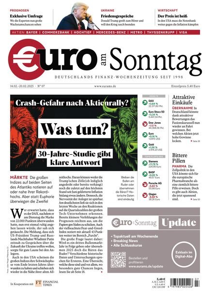 Euro am Sonntag – 14 Februar 2025 Cover