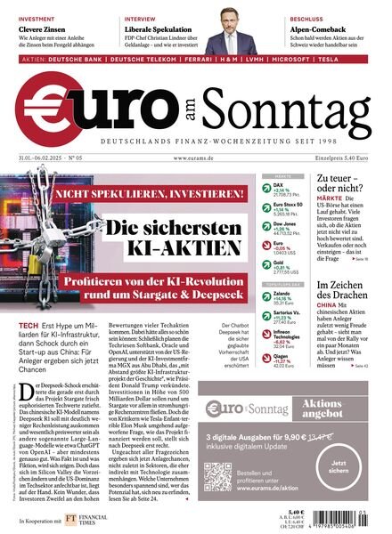 Euro am Sonntag – 31 Januar 2025 Cover