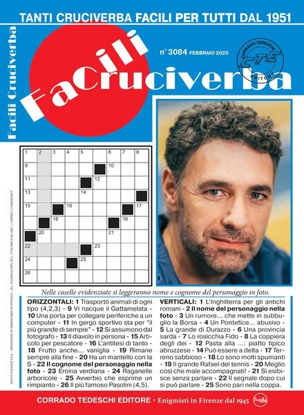 Facili Cruciverba – Febbraio 2025 Cover
