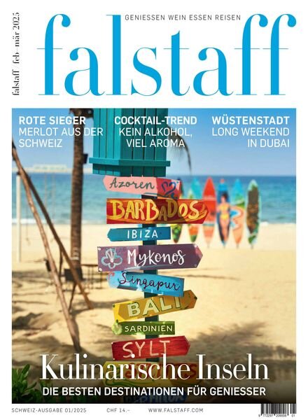 Falstaff Magazin Schweiz – Februar-Marz 2025 Cover