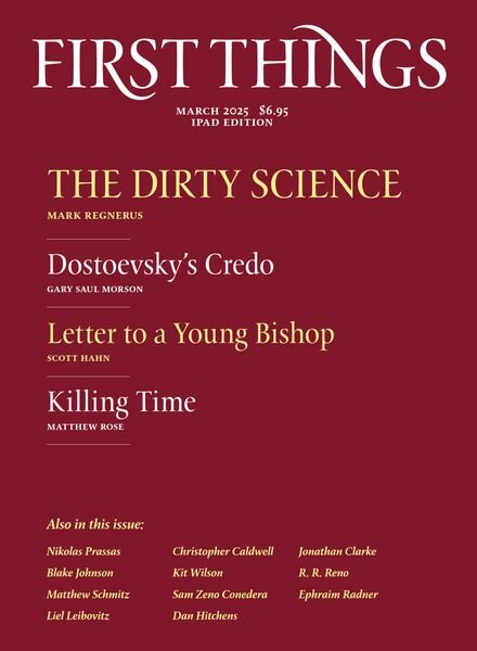 First Things – March 2025 Cover
