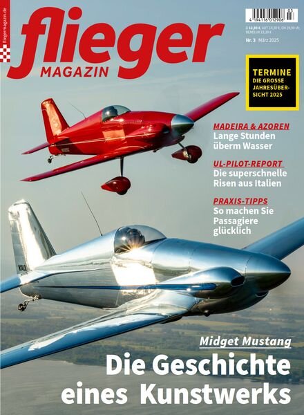 Fliegermagazin – Marz 2025 Cover