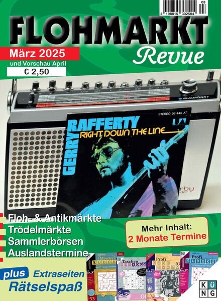 Flohmarkt Revue – Marz 2025 Cover