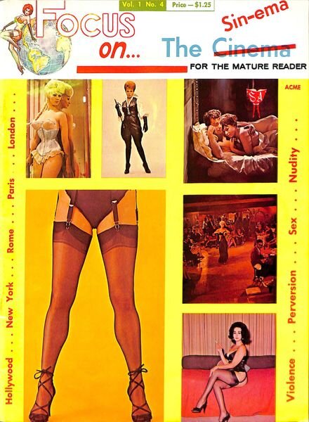 Focus On The Sin-ema – Vol1 N 4 1964 Cover
