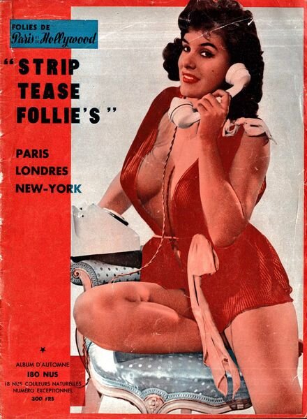 Folies de Paris et de Hollywood – Strip Tease Folies Autumn 1957 Cover