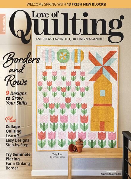 Fons & Porter’s Love of Quilting – Spring 2025 Cover