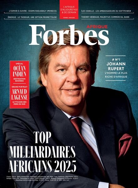 Forbes Afrique – Fevrier-Mars 2025 Cover