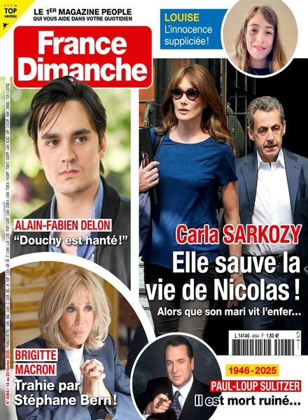 France Dimanche – 14 Fevrier 2025 Cover