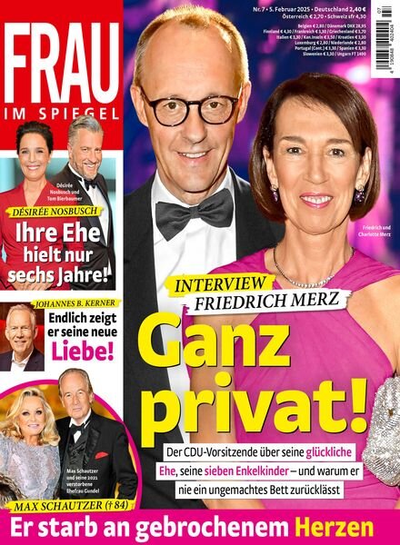 Frau im Spiegel – 5 Februar 2025 Cover