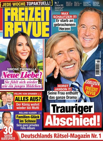 Freizeit Revue – 4 Februar 2025 Cover