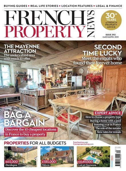 French Property News – March-April 2025 Cover