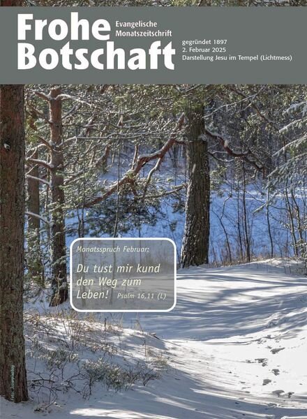 Frohe Botschaft – 2 Februar 2025 Cover