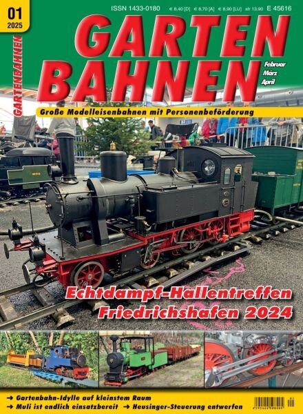 Gartenbahnen – Februar-Marz-April 2025 Cover