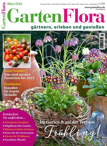 GartenFlora – Marz 2025 Cover