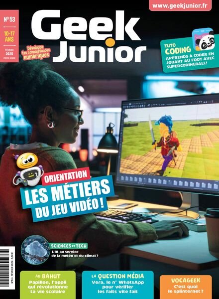 Geek Junior – Fevrier 2025 Cover