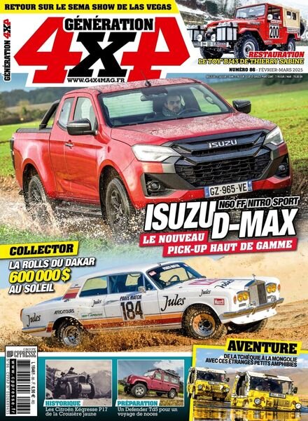Generation 4×4 – Fevrier-Mars 2025 Cover
