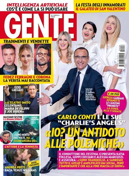 Gente Italia – 15 Febbraio 2025 Cover