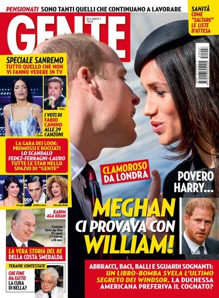 Gente Italia – 22 Febbraio 2025 Cover