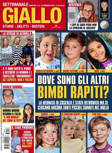 Giallo – 12 Febbraio 2025 Cover