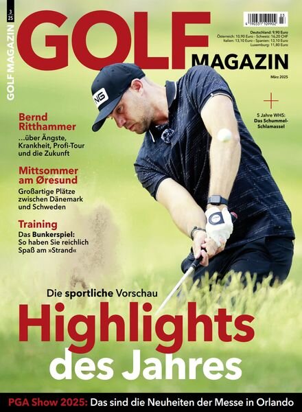 Golf Magazin – Marz 2025 Cover