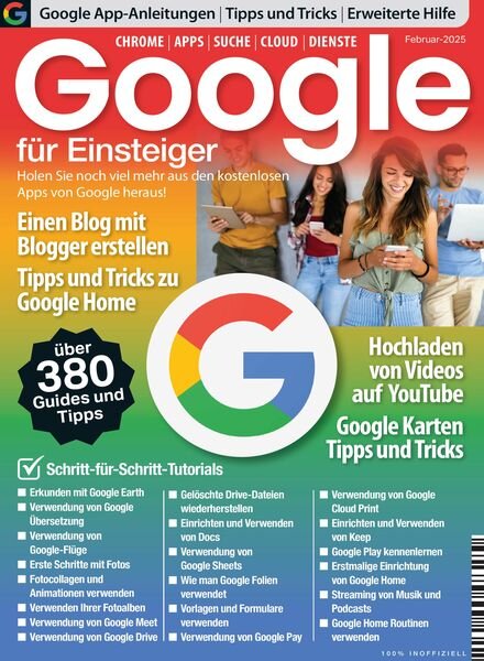 Google fur Einsteiger – Februar 2025 Cover
