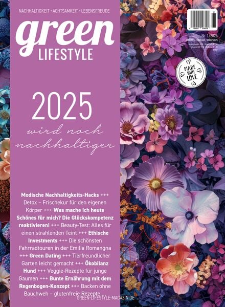 greenLIFESTYLE – Januar-Marz 2025 Cover