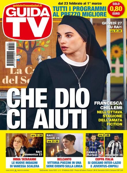 GuidaTV – 18 Febbraio 2025 Cover