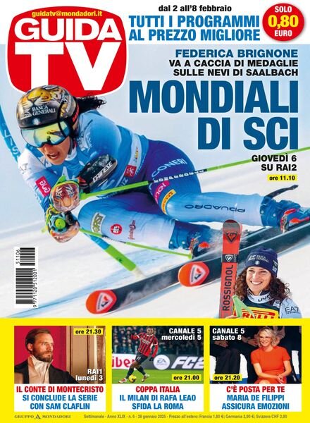 GuidaTV – 28 Gennaio 2025 Cover