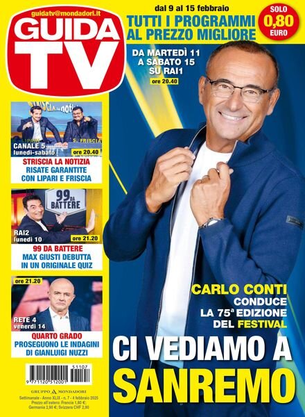 GuidaTV – 5 Febbraio 2025 Cover