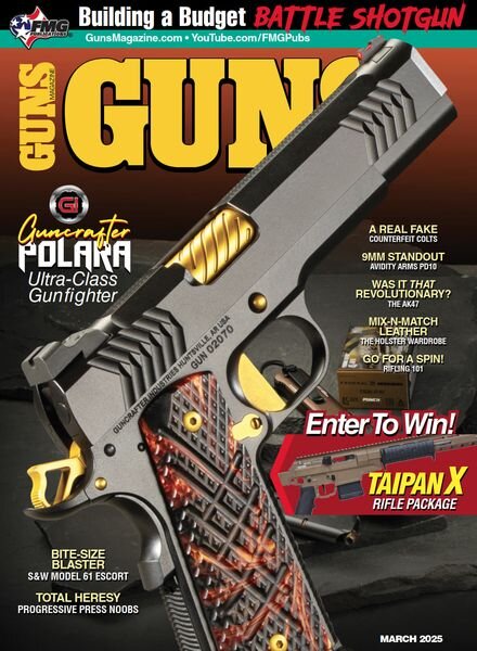 Guns Magazine – March 2025 Cover