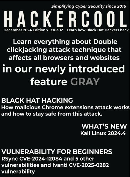 Hackercool – December 2024 Cover