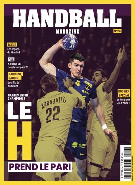 Handball Magazine – Mars-Avril-Mai 2025 Cover