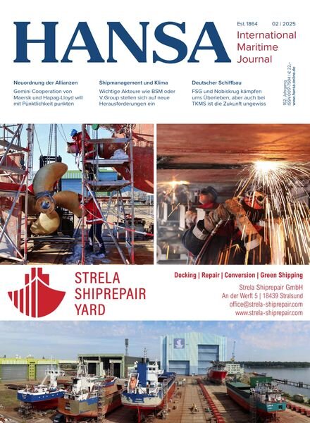 Hansa – Februar 2025 Cover