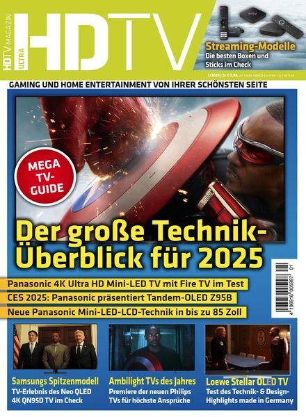 HDTV Magazin – Ausgabe 1 2025 Cover