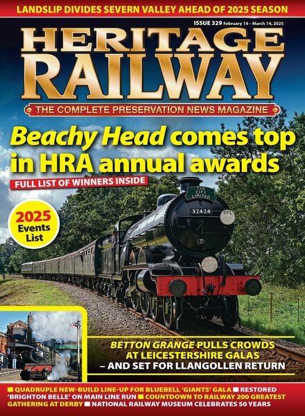 Heritage Railway – February 14 2025 Cover