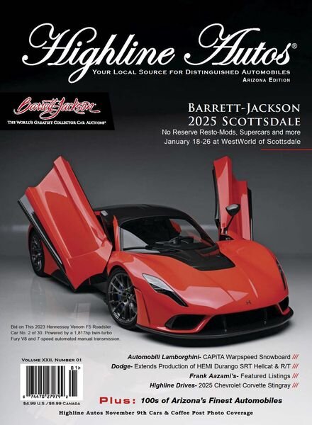 Highline Autos – Volume XXII Number 1 2025 Cover