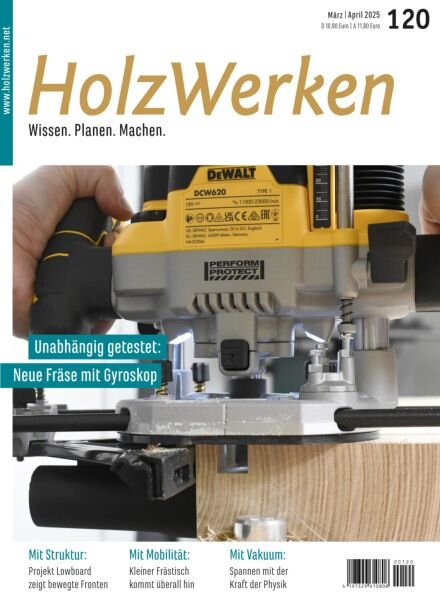 HolzWerken – Marz-April 2025 Cover